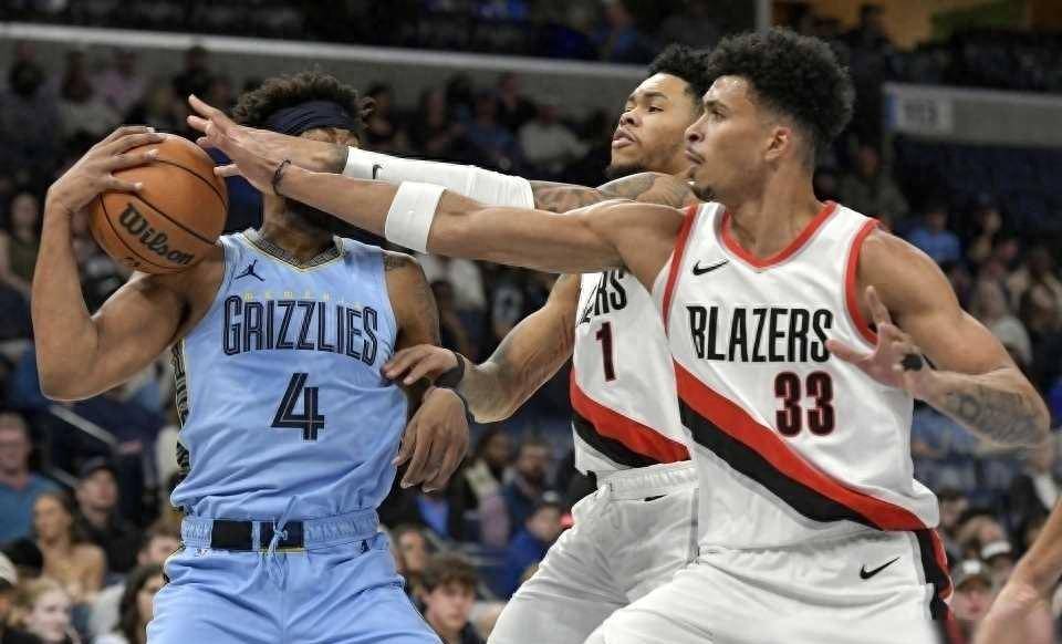 开拓者队主场击败灰熊队,豪取胜利 开拓者队主场击败灰熊队,豪取胜利